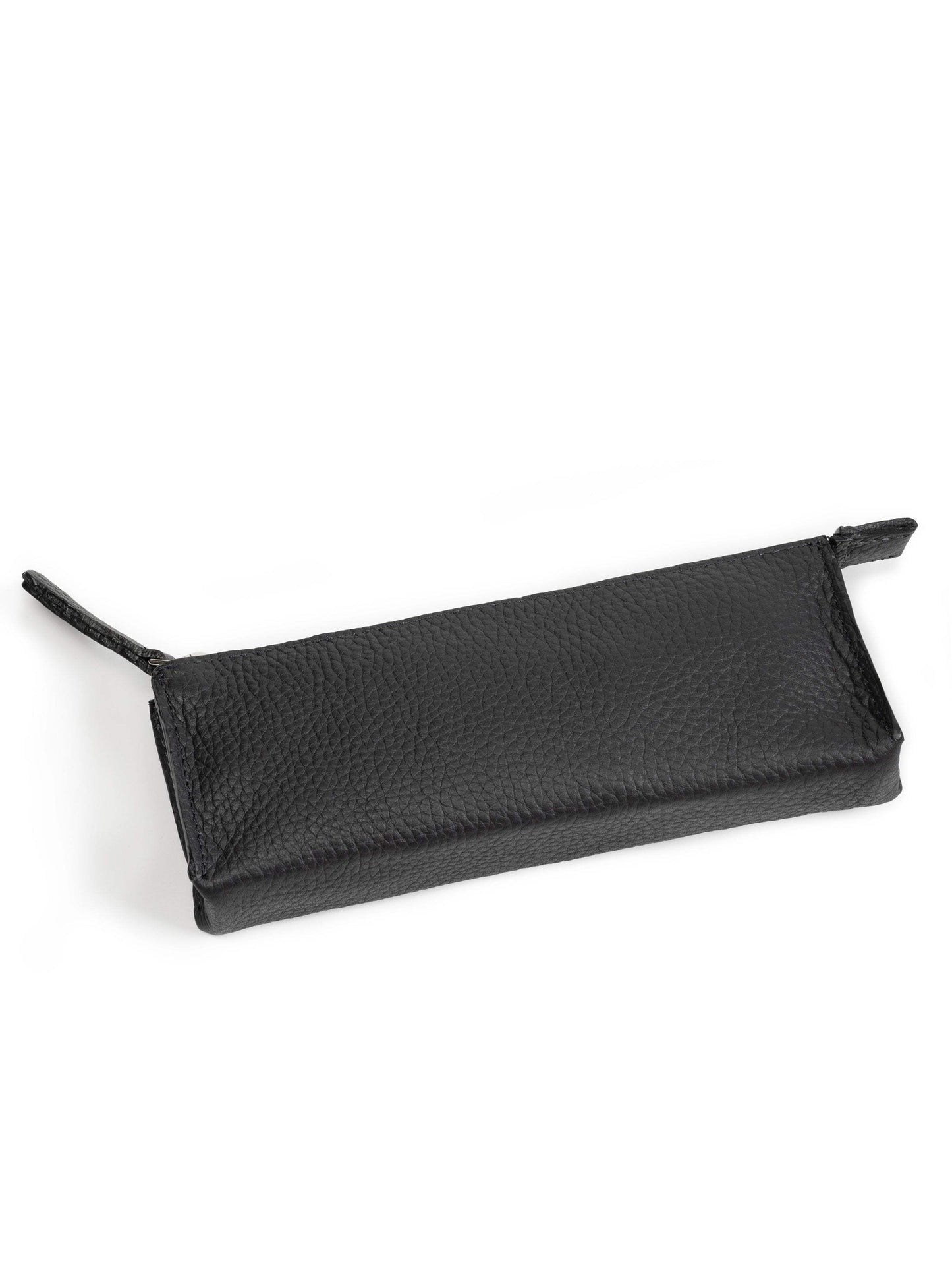 Black Leather Stationery Case (set of 2) - Classy Leather Bags - Flyclothing LLC