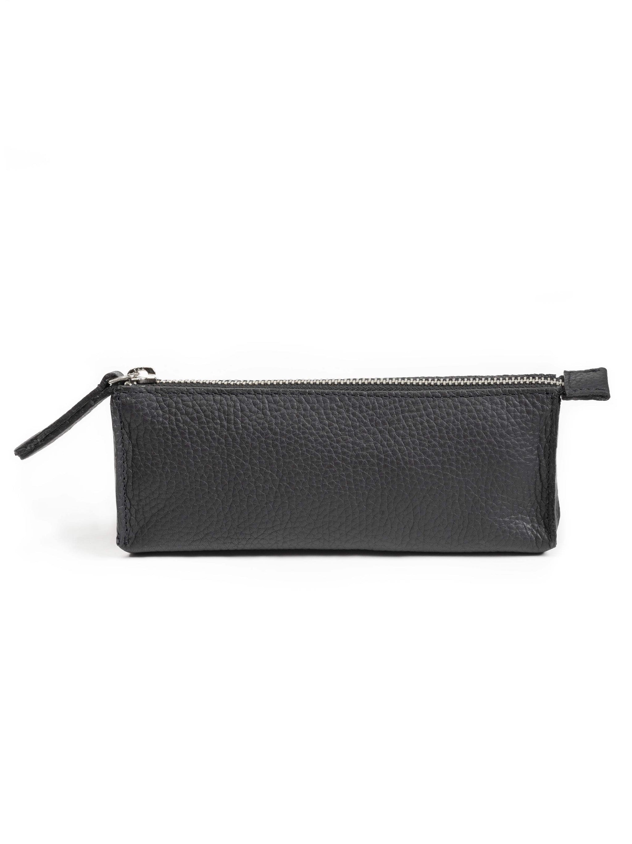 Black Leather Stationery Case (set of 2) - Classy Leather Bags - Flyclothing LLC