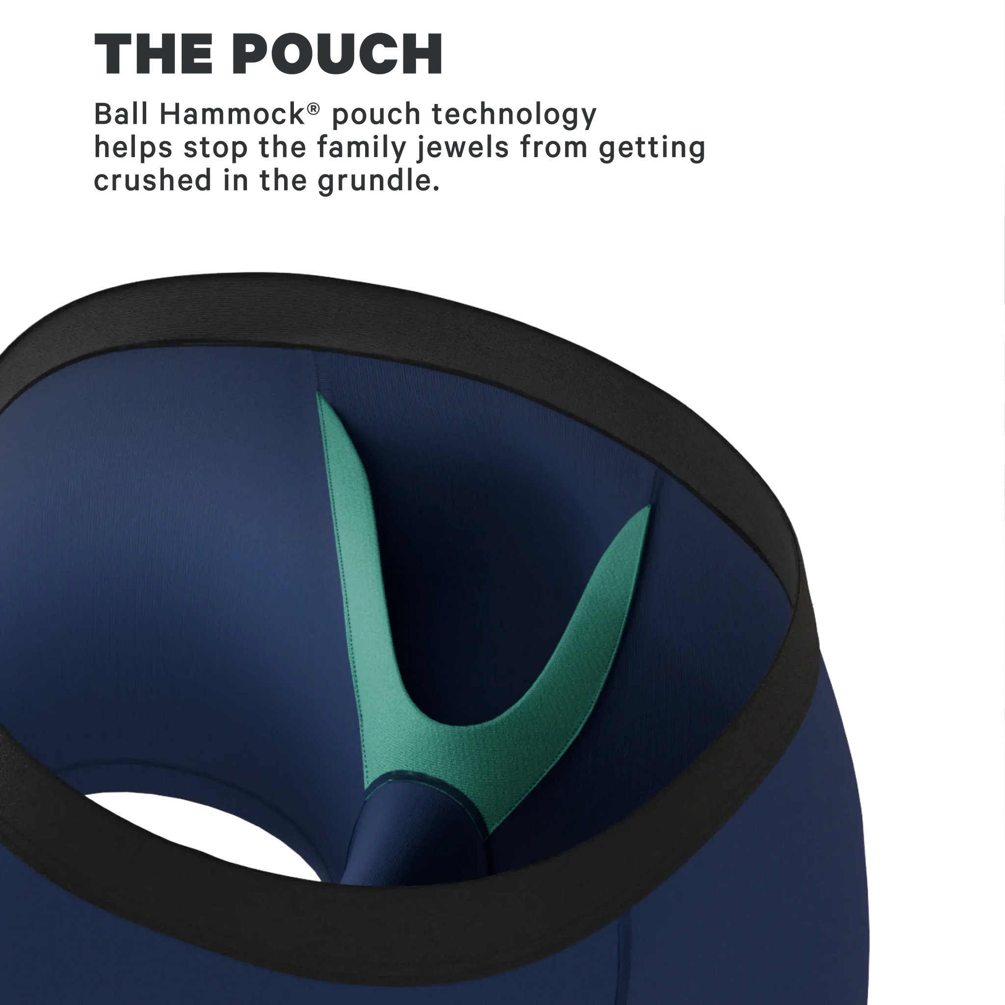 The Big Blue | Navy Fart Proof Ball Hammock® Pouch Underwear - Shinesty - Flyclothing LLC