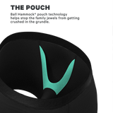 The Threat Level Midnight | Black Fart Proof Ball Hammock® Pouch Underwear - Shinesty - Flyclothing LLC