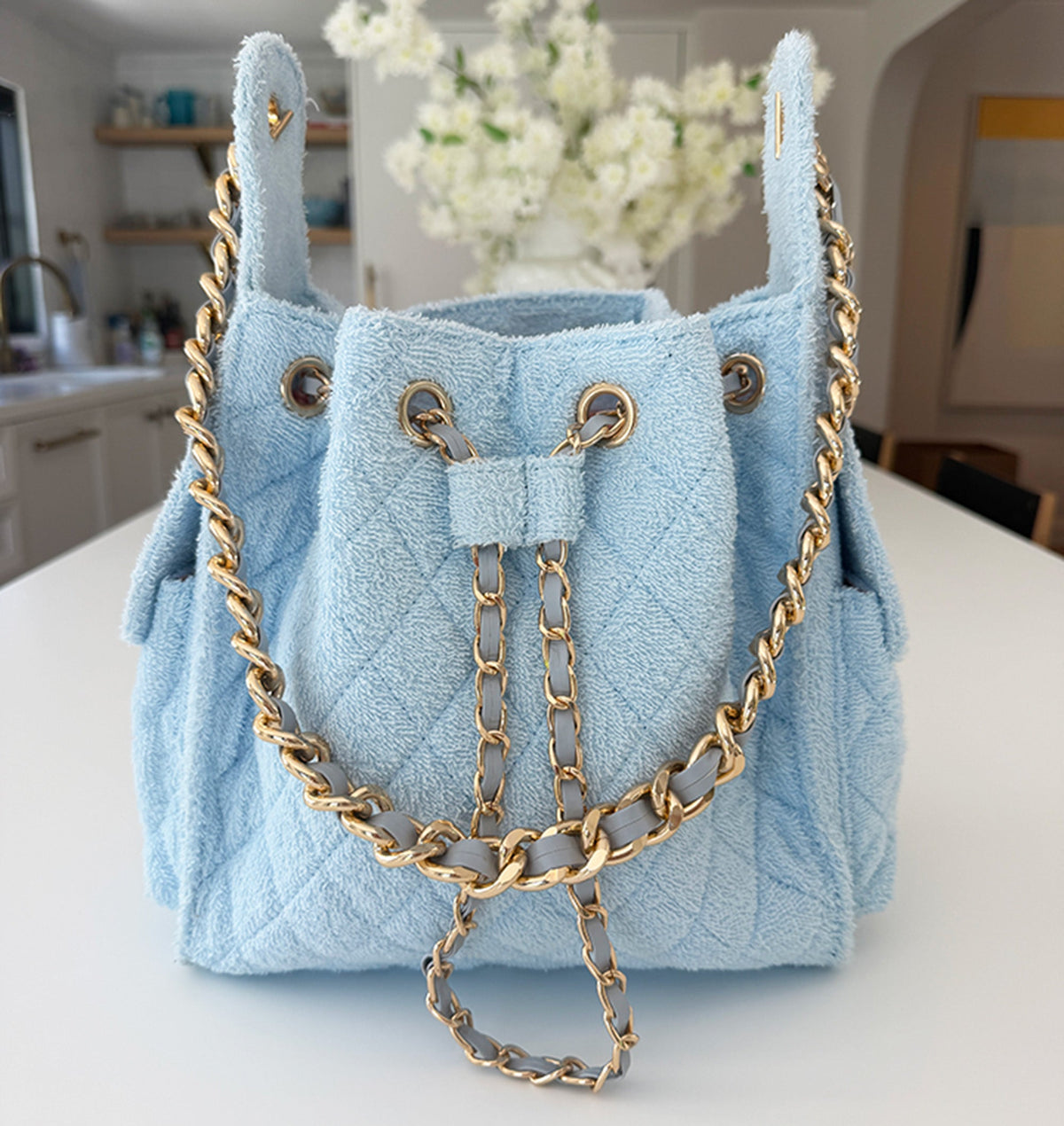 Bayshore Bucket Small - Powder Blue - BEACH HAUS - Flyclothing LLC