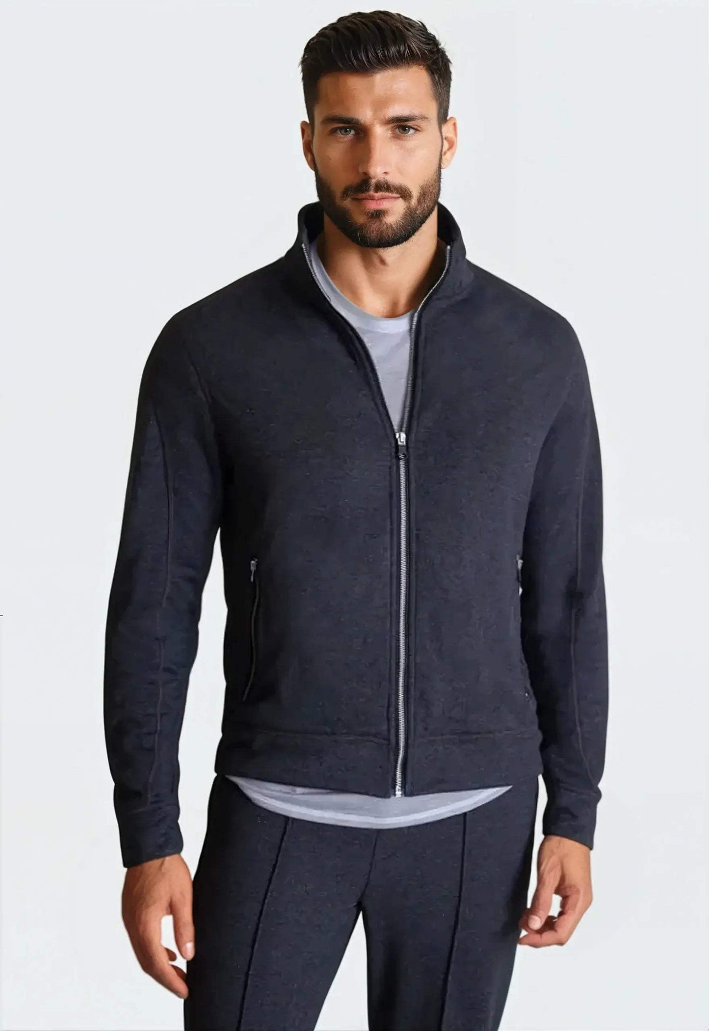 Power Suit Matching Set - Full Zip Sweatshirt & Sweatpant - Buki - Flyclothing LLC