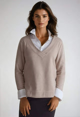 Power Vee 'Sweater' Sweatshirt - Charcoal Gray - Buki - Flyclothing LLC