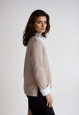 Power Vee 'Sweater' Sweatshirt - Camel - Buki - Flyclothing LLC