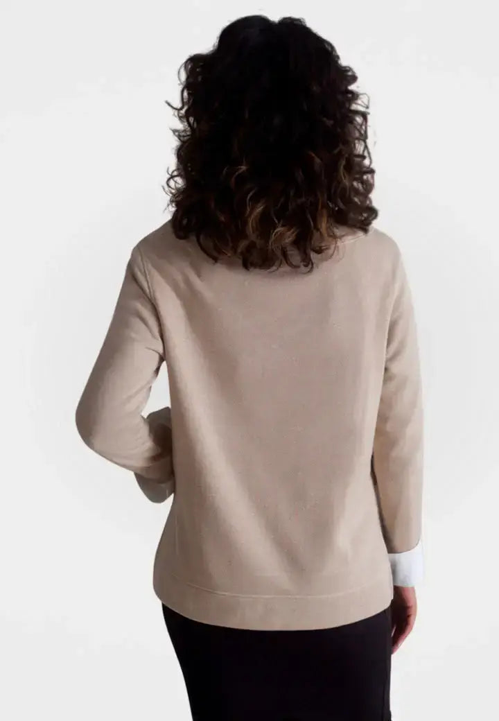 Power Vee 'Sweater' Sweatshirt - Camel - Buki - Flyclothing LLC