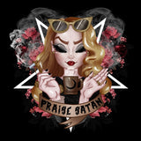 Black Market Art Company Praise Satan Print