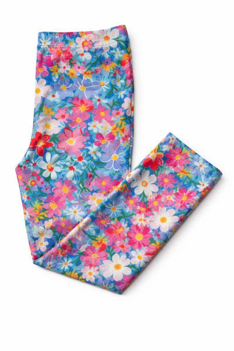 Preppy Floral Leggings - Mila & Rose ® - Flyclothing LLC