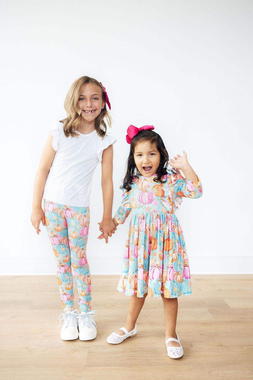 Preppy Pumpkins Leggings - Mila & Rose ® - Flyclothing LLC
