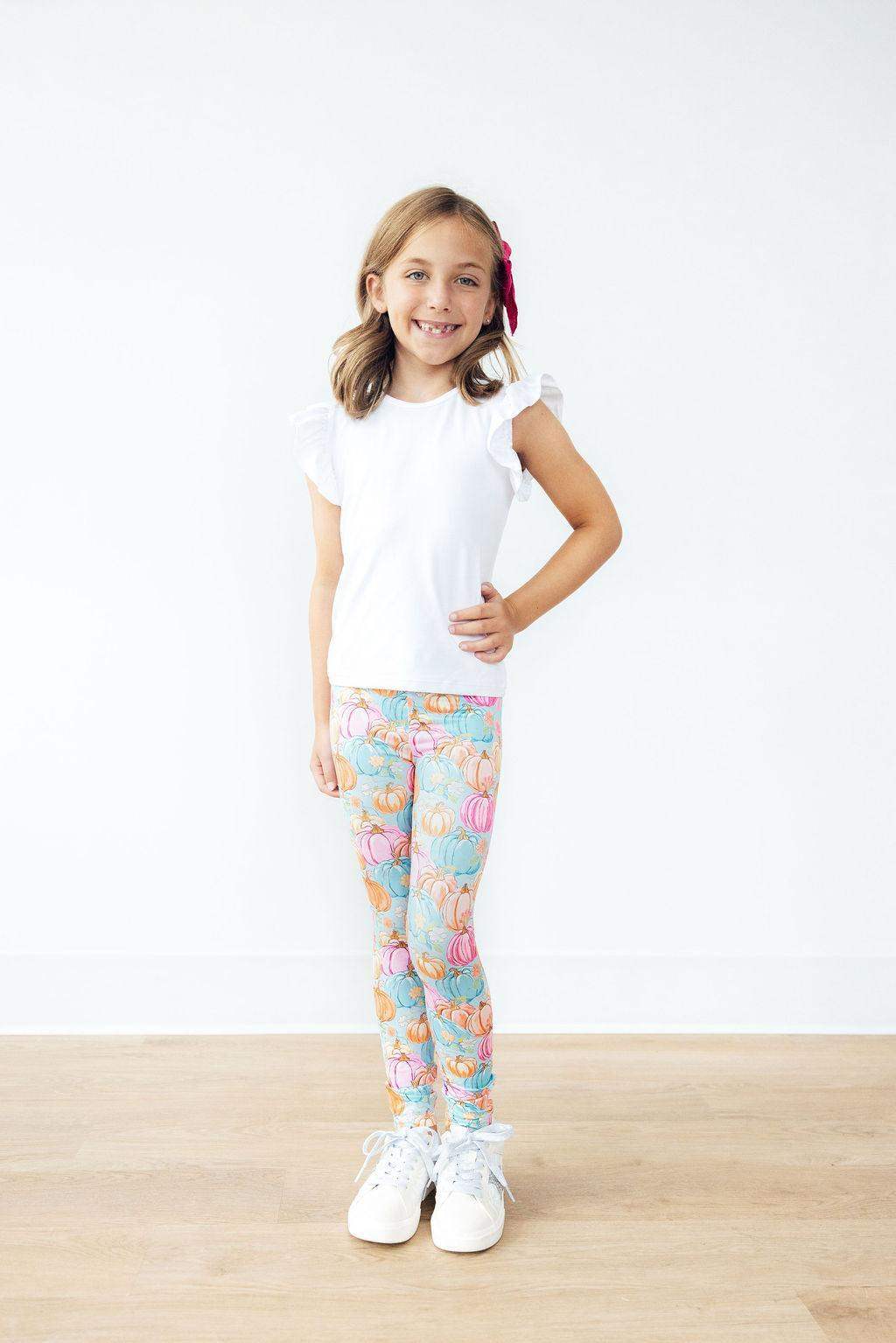 Preppy Pumpkins Leggings - Mila & Rose ® - Flyclothing LLC