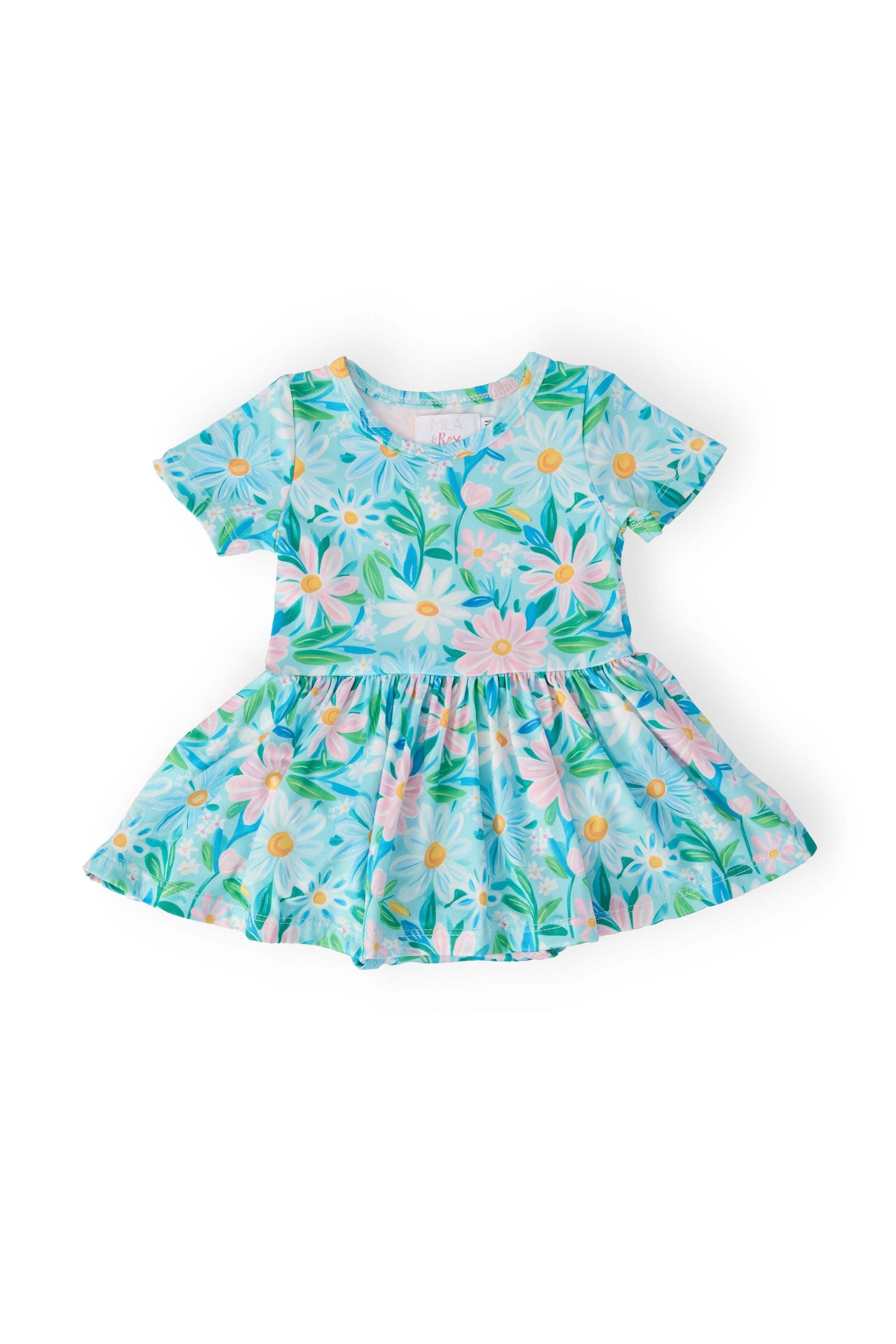 Preppy Daisies S/S Twirl Bodysuit - Mila & Rose ® - Flyclothing LLC