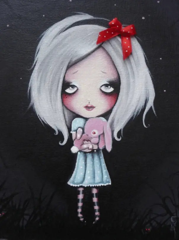Black Market Art Company Pretty Bunny Print - Black Market Art Company - Flyclothing LLC