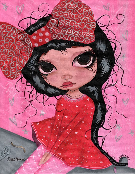 Black Market Art Company Pretty In Pink Print