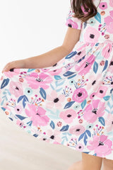 Pretty in Purple S/S Pocket Twirl Dress - Mila & Rose ® - Flyclothing LLC