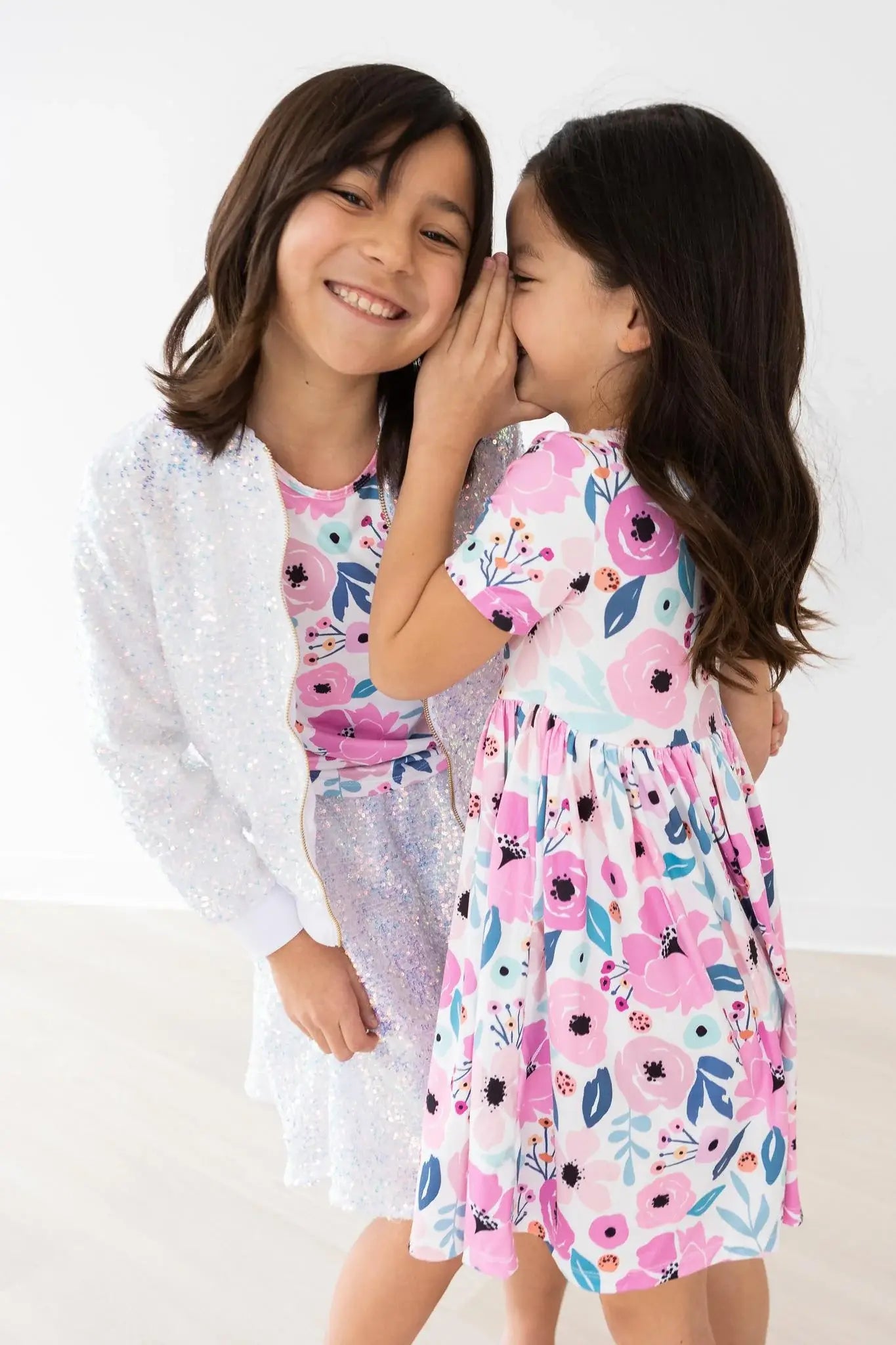 Pretty in Purple S/S Pocket Twirl Dress - Mila & Rose ® - Flyclothing LLC