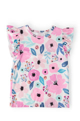 Pretty in Purple S/S Ruffle Tee - Mila & Rose ® - Flyclothing LLC