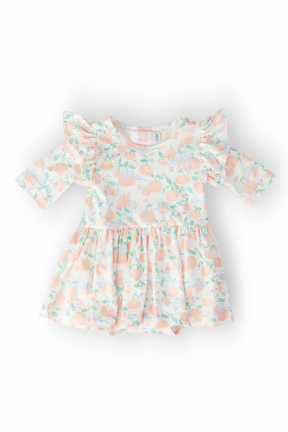 Pretty Pumpkins Twirl Flutter Bodysuit - Mila & Rose ®