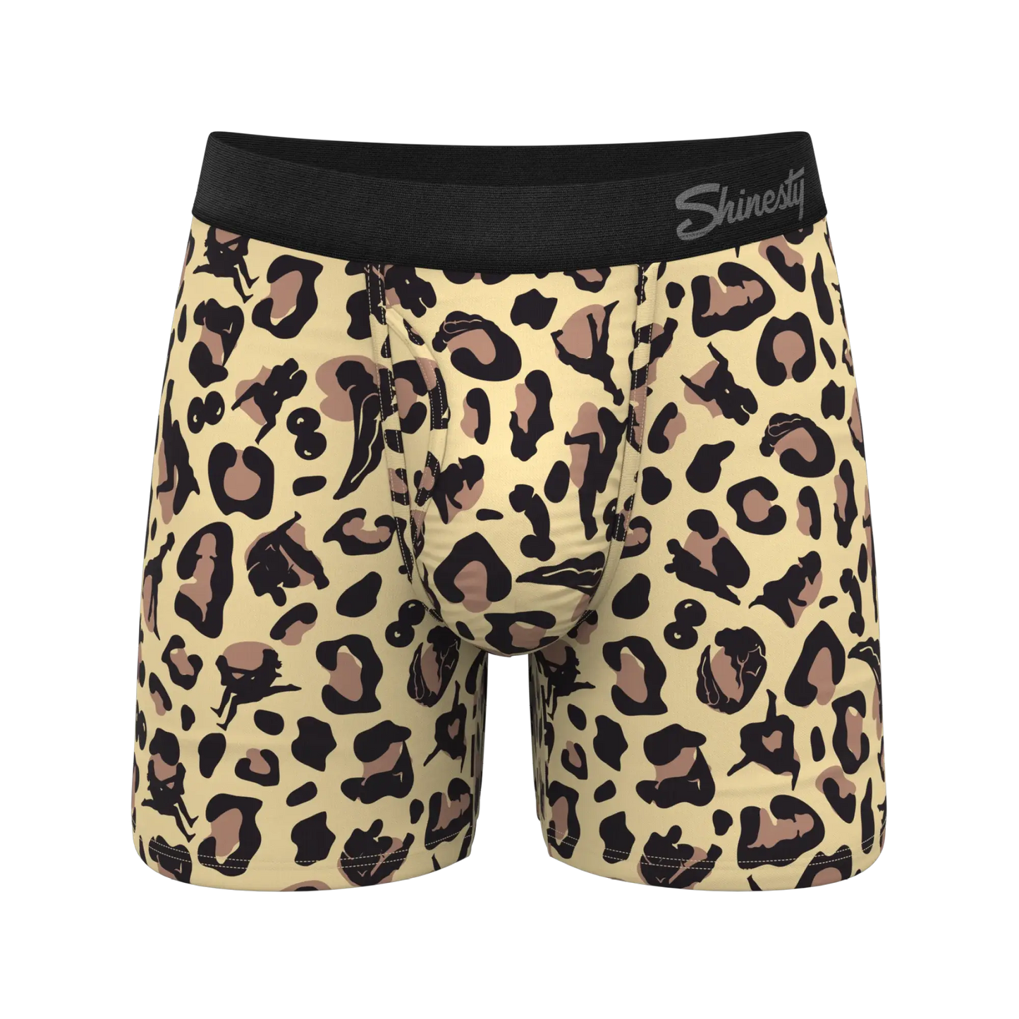 The Primal Passion | Naughty Cheetah Print Ball Hammock® Magnum Big Pouch Underwear - Shinesty - Flyclothing LLC