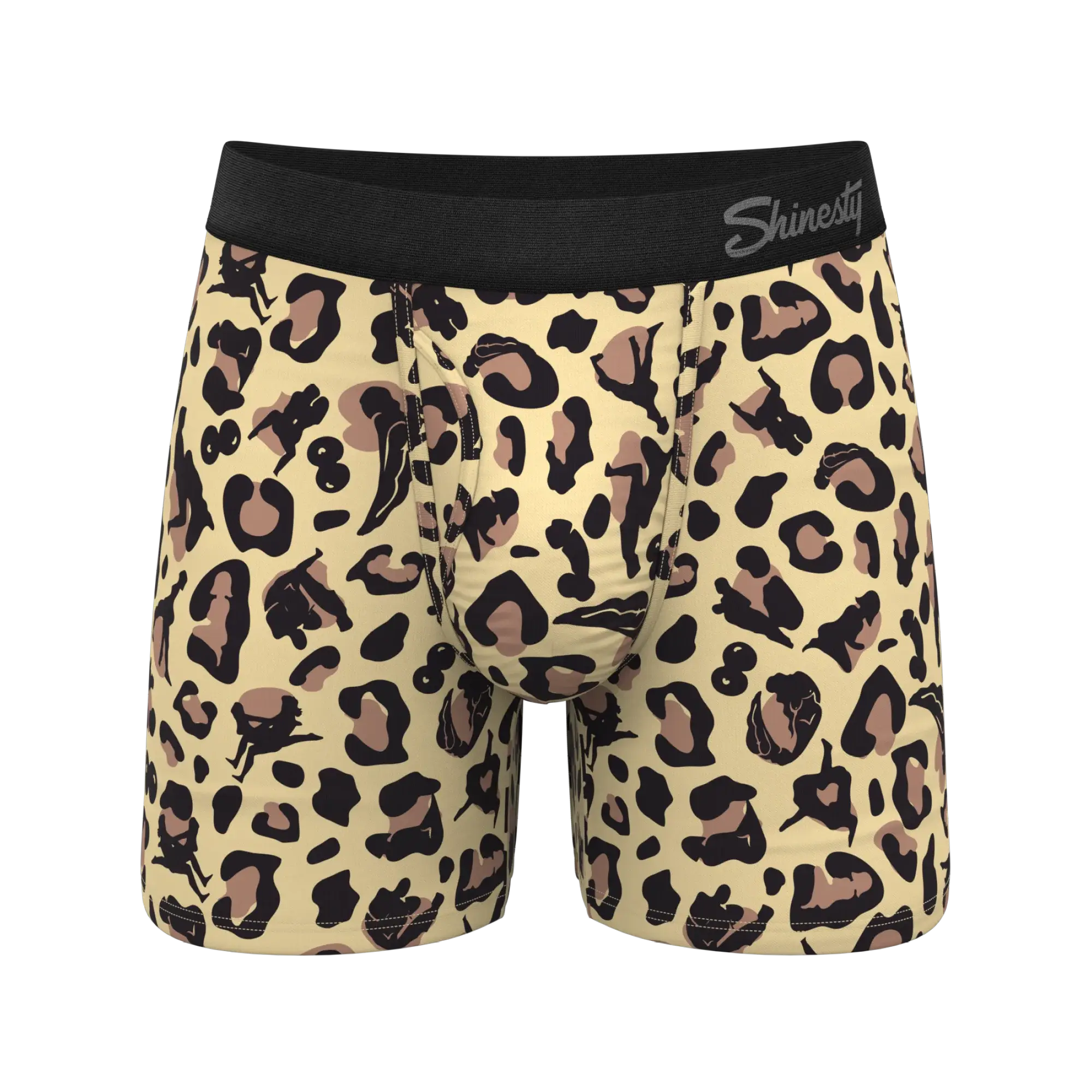The Primal Passion | Naughty Cheetah Print Ball Hammock® Magnum Big Pouch Underwear - Shinesty - Flyclothing LLC