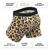 The Primal Passion | Naughty Cheetah Print Ball Hammock® Pouch Underwear With Fly - Shinesty - Flyclothing LLC