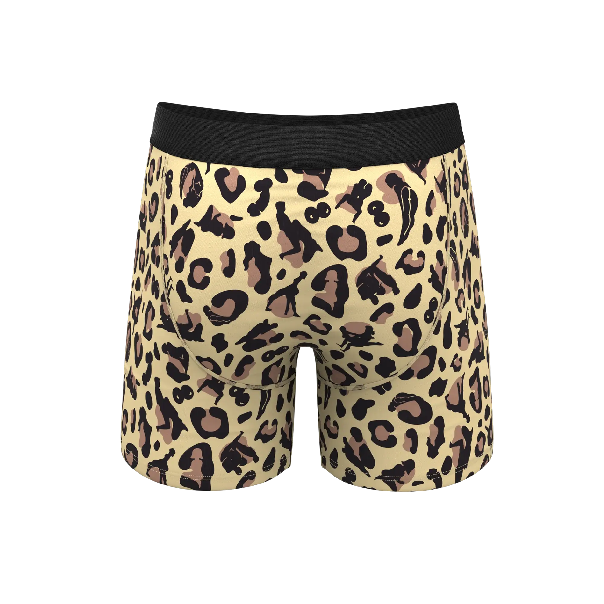 The Primal Passion | Naughty Cheetah Print Ball Hammock® Pouch Underwear With Fly - Shinesty - Flyclothing LLC