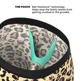 The Primal Passion | Naughty Cheetah Print Long Leg Ball Hammock® Pouch Underwear With Fly - Shinesty - Flyclothing LLC