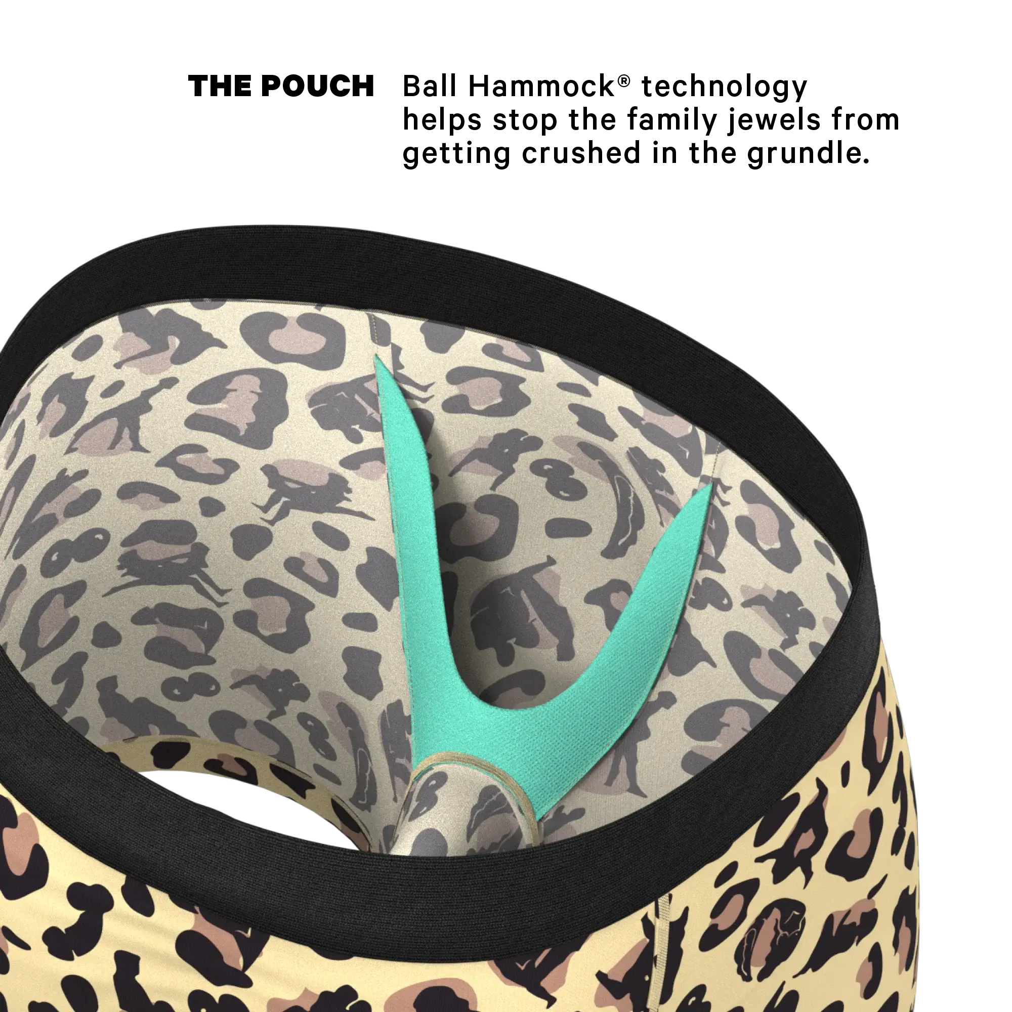 The Primal Passion | Naughty Cheetah Print Ball Hammock® Pouch Underwear - Shinesty - Flyclothing LLC