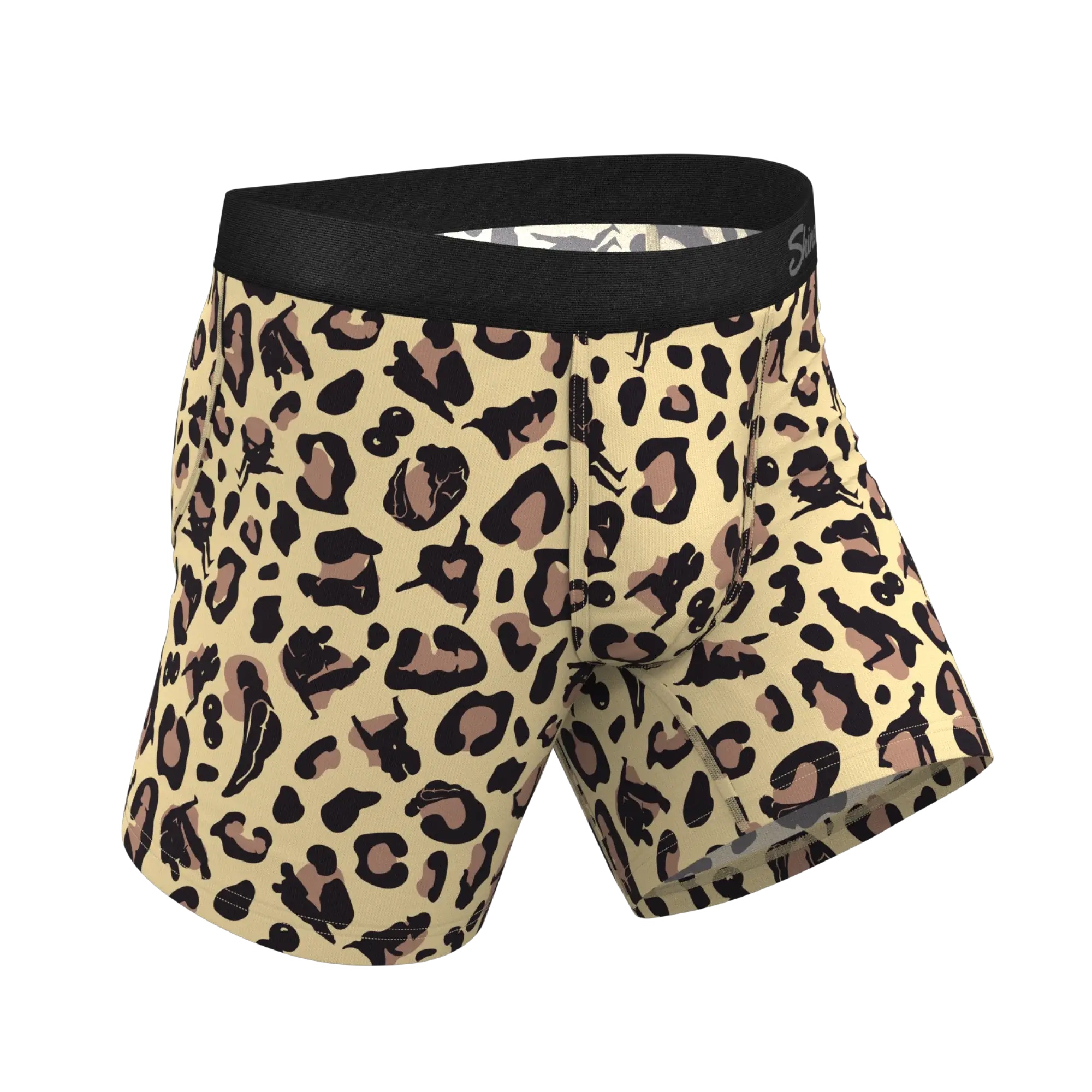 The Primal Passion | Naughty Cheetah Print Ball Hammock® Pouch Underwear - Shinesty - Flyclothing LLC