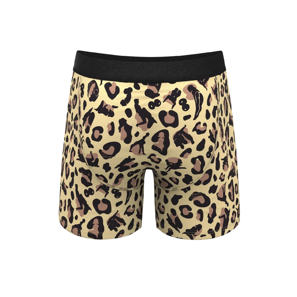 The Primal Passion | Naughty Cheetah Print Ball Hammock® Pouch Underwear - Shinesty - Flyclothing LLC