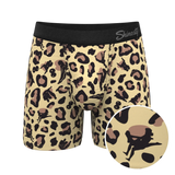 The Primal Passion | Naughty Cheetah Print Ball Hammock® Pouch Underwear - Shinesty - Flyclothing LLC