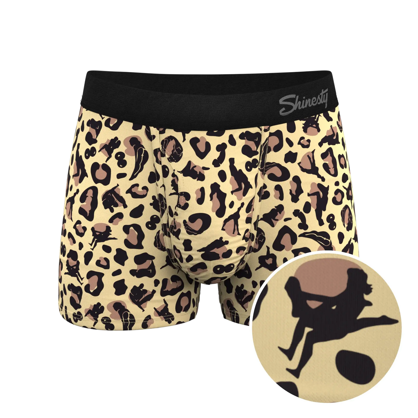 The Primal Passion | Naughty Cheetah Print Ball Hammock® Pouch Trunks Underwear - Shinesty - Flyclothing LLC