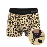 The Primal Passion | Naughty Cheetah Print Ball Hammock® Pouch Trunks Underwear - Shinesty - Flyclothing LLC