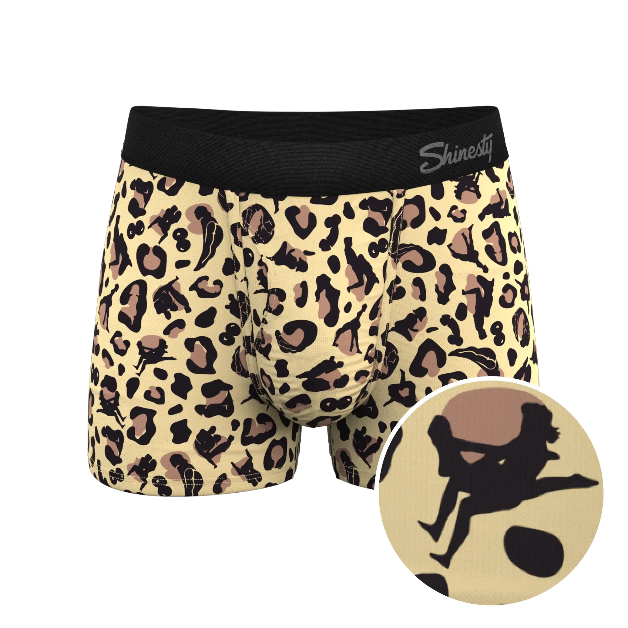 The Primal Passion | Naughty Cheetah Print Ball Hammock® Pouch Trunks Underwear - Shinesty - Flyclothing LLC