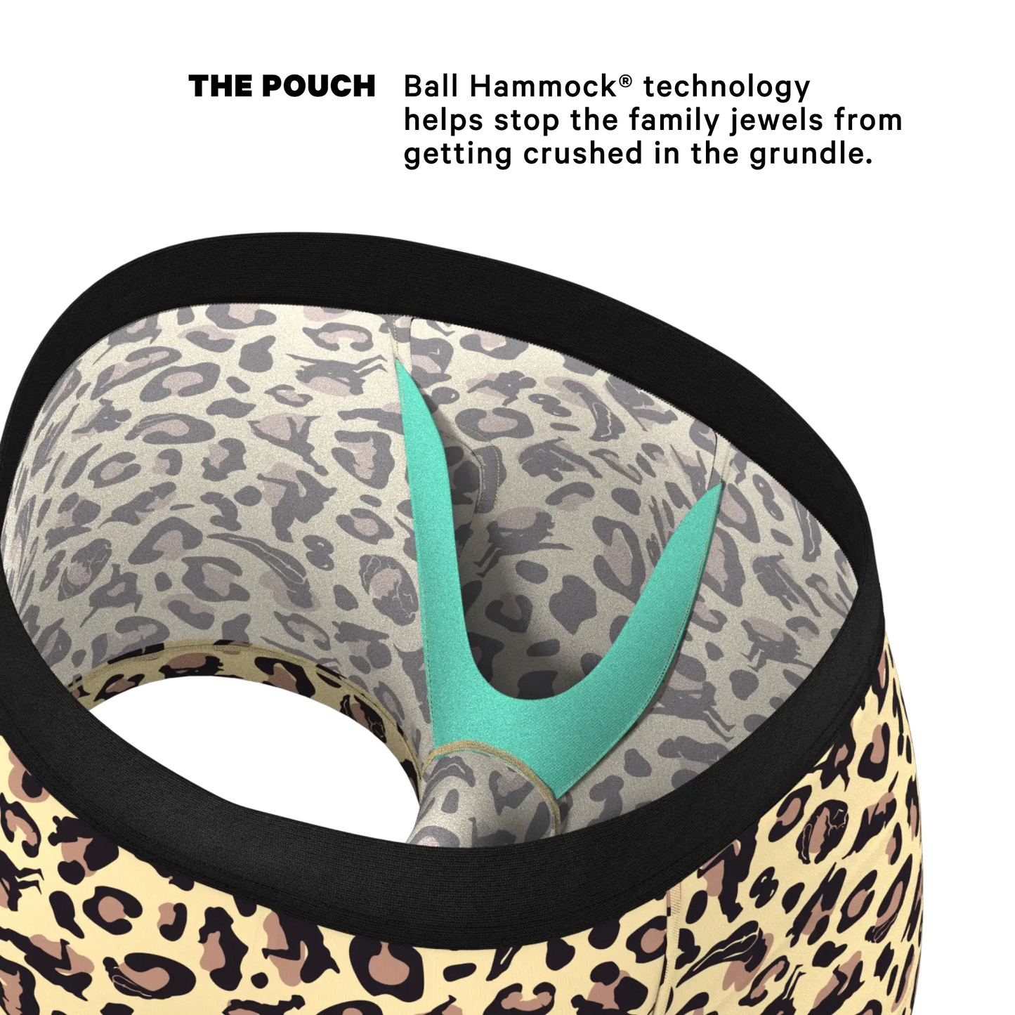 The Primal Passion | Naughty Cheetah Print Ball Hammock® Pouch Trunks Underwear - Shinesty - Flyclothing LLC