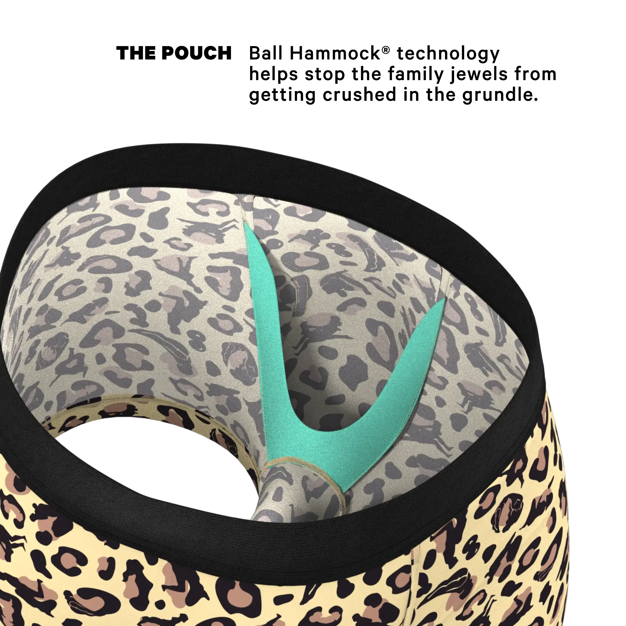 The Primal Passion | Naughty Cheetah Print Ball Hammock® Pouch Trunks Underwear - Shinesty - Flyclothing LLC