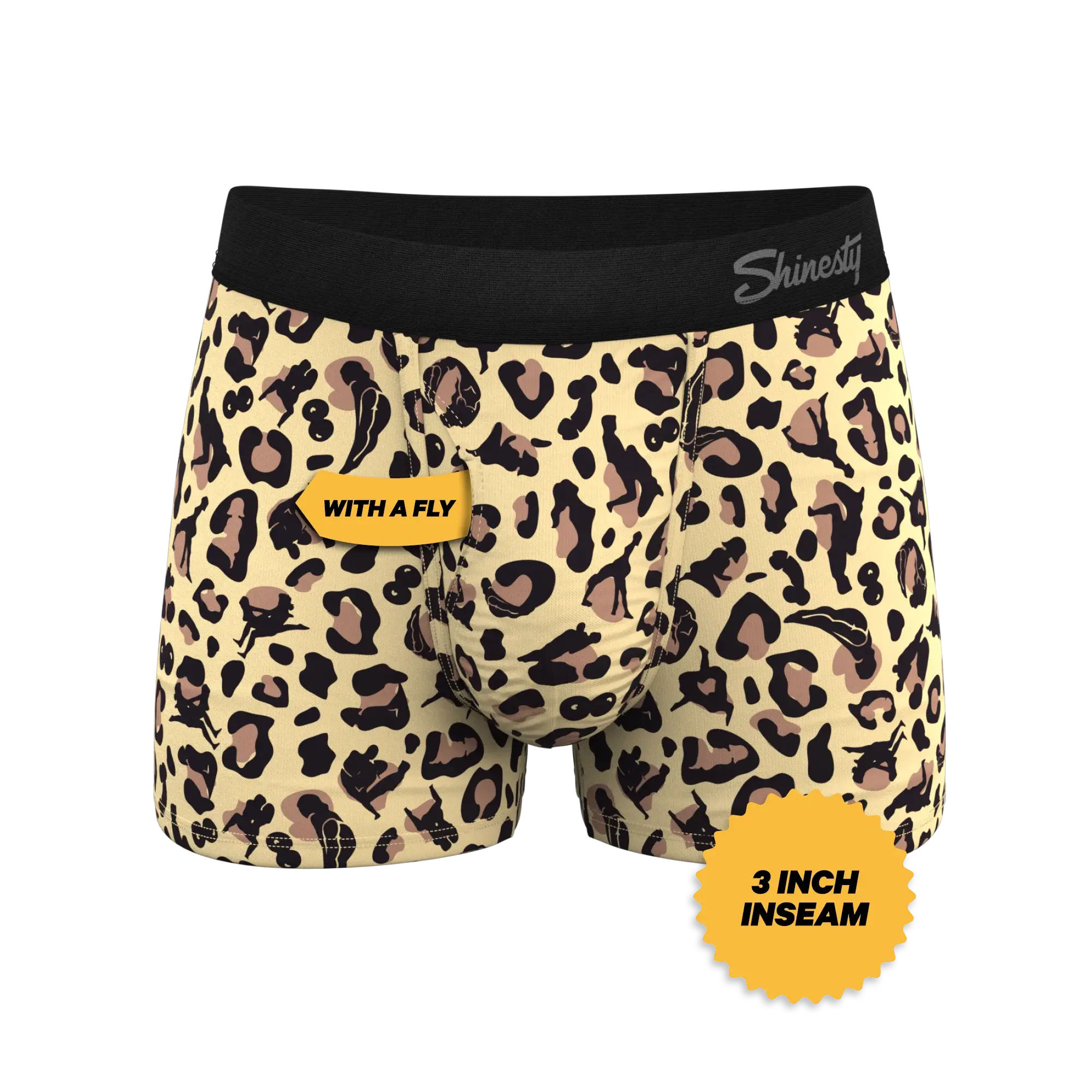 The Primal Passion | Naughty Cheetah Print Ball Hammock® Pouch Trunks Underwear - Shinesty - Flyclothing LLC