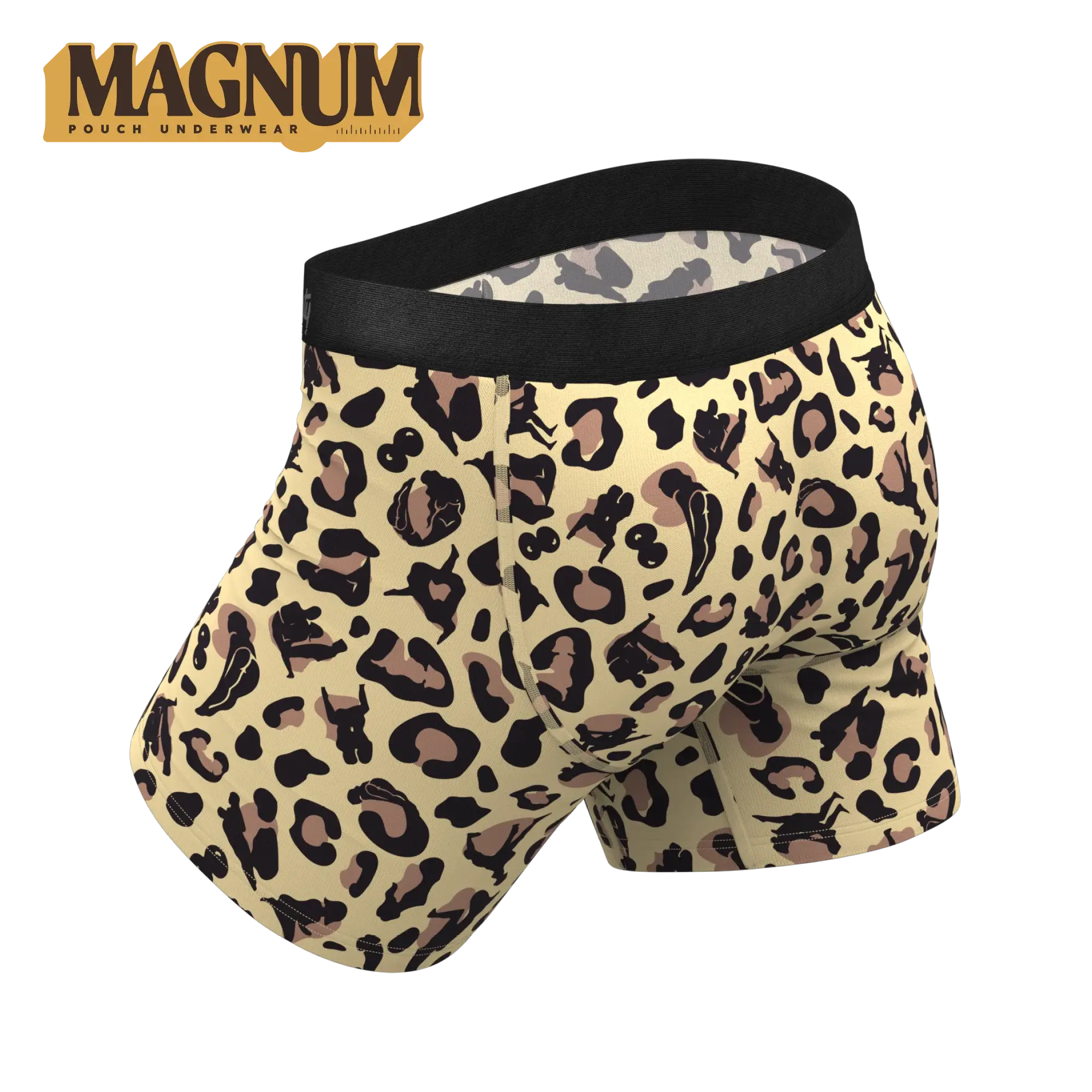 The Primal Passion | Naughty Cheetah Print Ball Hammock® Magnum Big Pouch Underwear - Shinesty - Flyclothing LLC