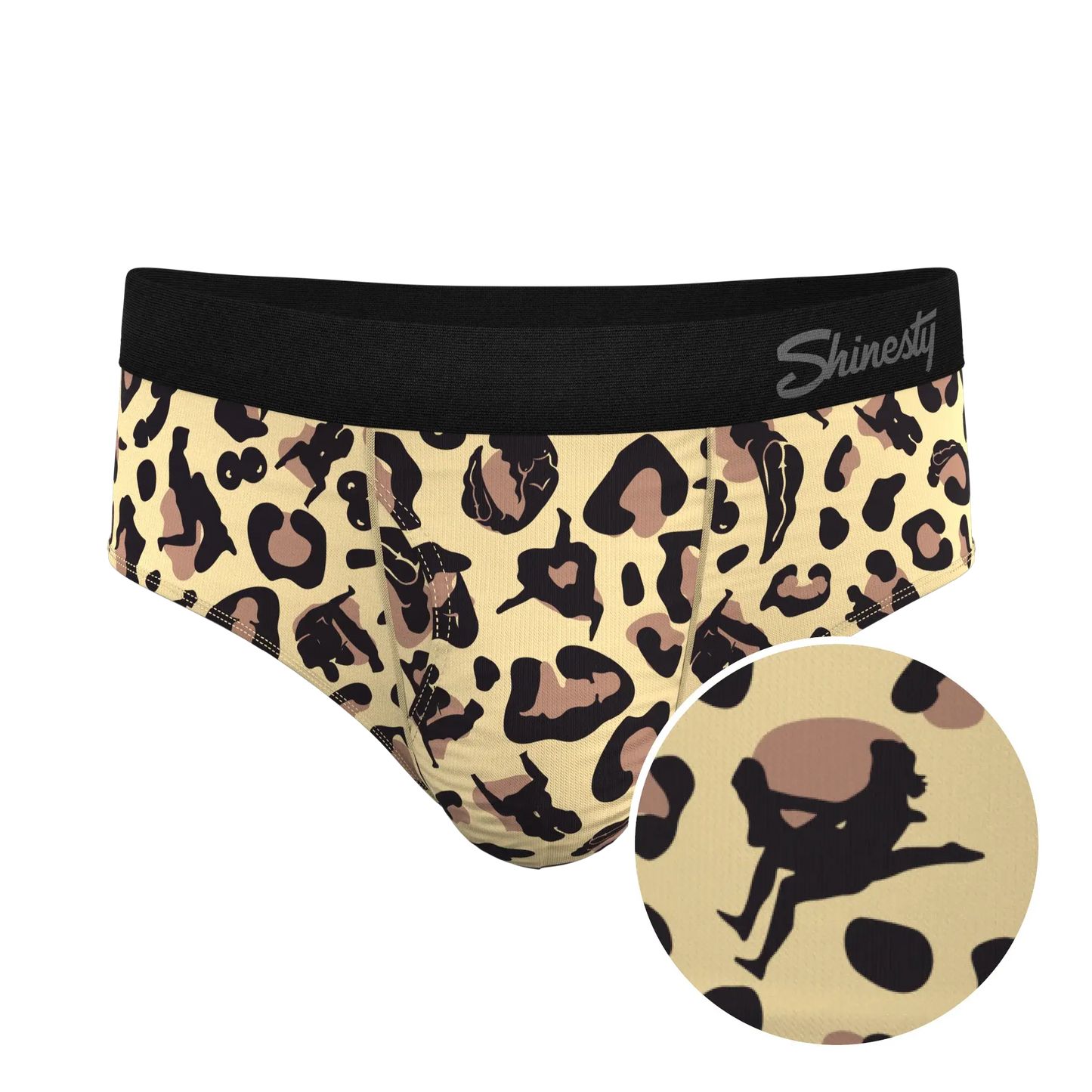 The Primal Passion | Naughty Cheetah Print Ball Hammock® Pouch Underwear Briefs - Shinesty - Flyclothing LLC