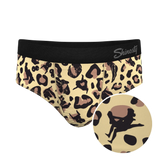 The Primal Passion | Naughty Cheetah Print Ball Hammock® Pouch Underwear Briefs - Shinesty - Flyclothing LLC