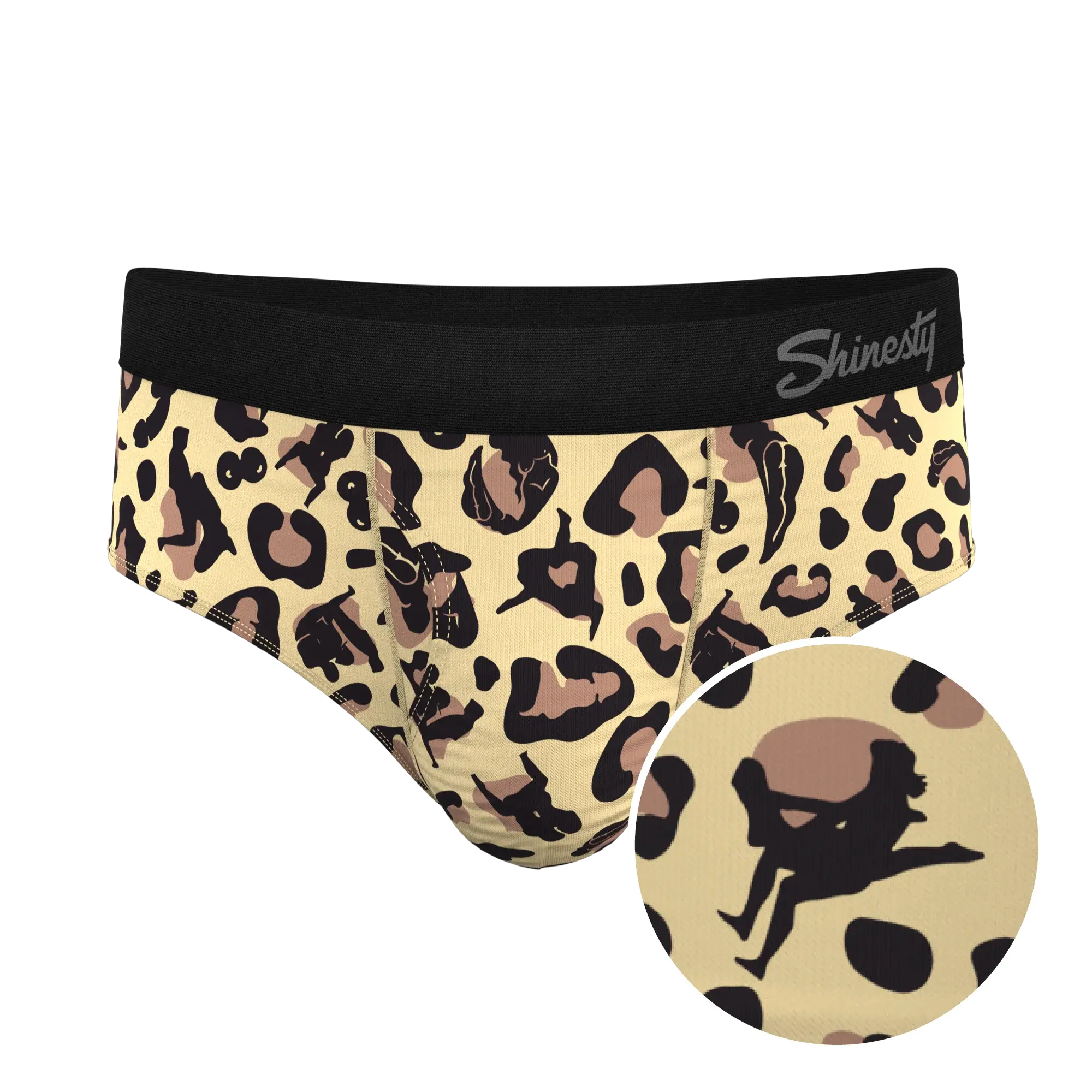 The Primal Passion | Naughty Cheetah Print Ball Hammock® Pouch Underwear Briefs - Shinesty - Flyclothing LLC