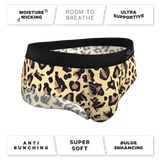 The Primal Passion | Naughty Cheetah Print Ball Hammock® Pouch Underwear Briefs - Shinesty - Flyclothing LLC