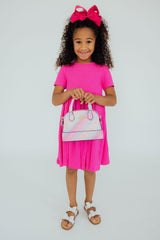 Princess Glitter Girl's Crossbody Purse - Mila & Rose ® - Flyclothing LLC