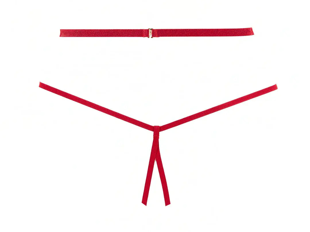 Allure Lingerie Margot Bralette & Crotchless Panty Set - Allure Lingerie - Flyclothing LLC