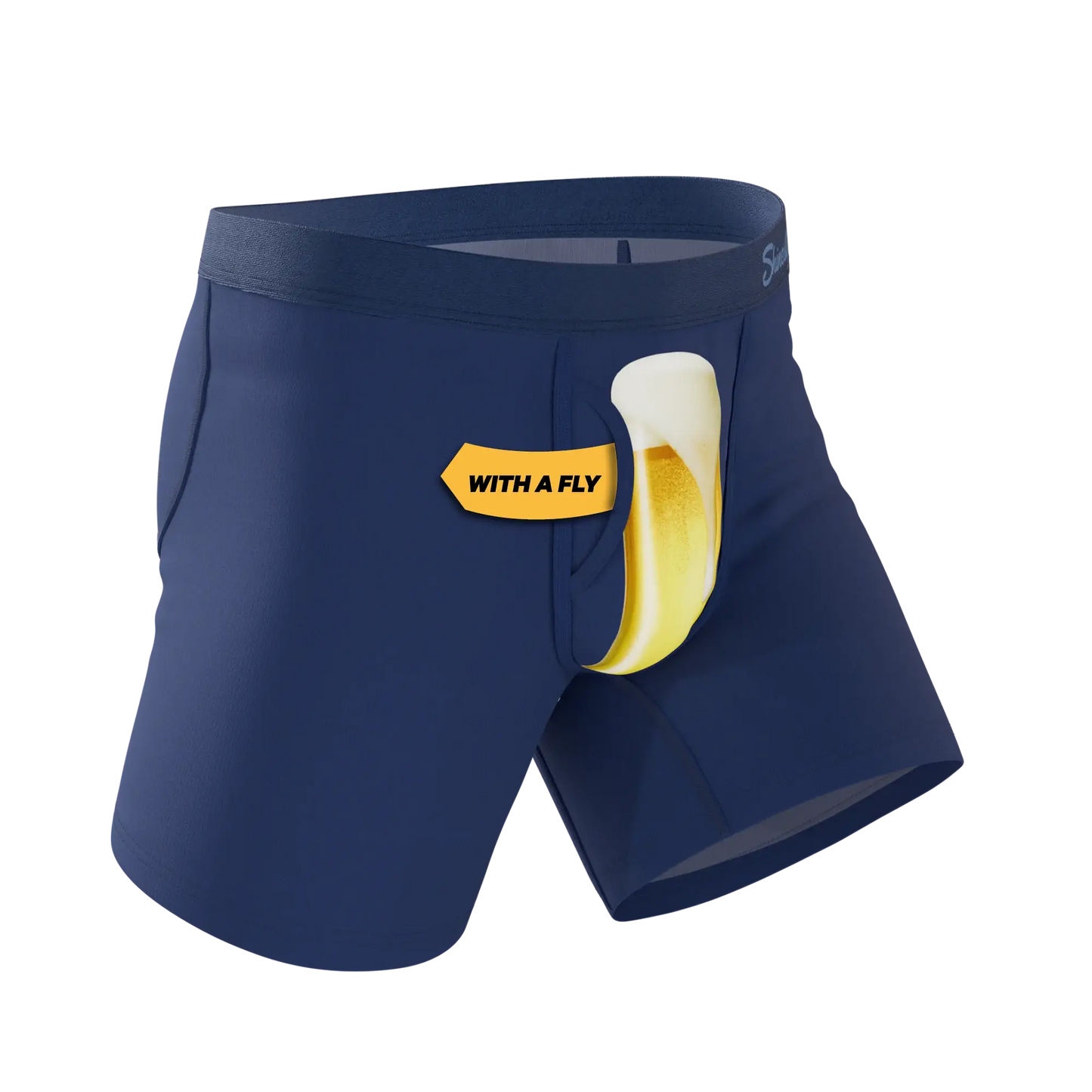 The Proper Pint | Beer Glass Ball Hammock® Pouch Underwear With Fly - Shinesty - Flyclothing LLC