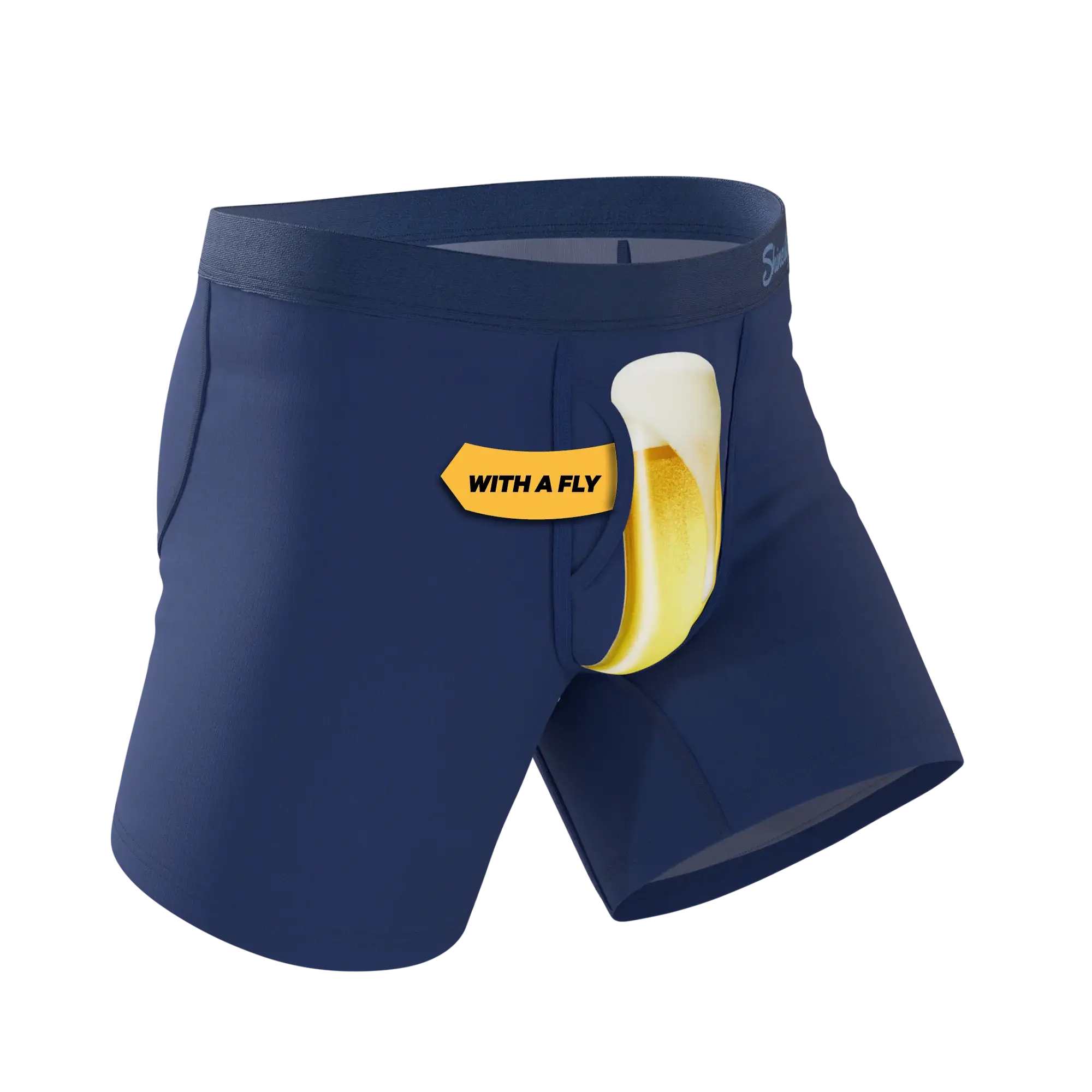 The Proper Pint | Beer Glass Ball Hammock® Pouch Underwear With Fly - Shinesty - Flyclothing LLC