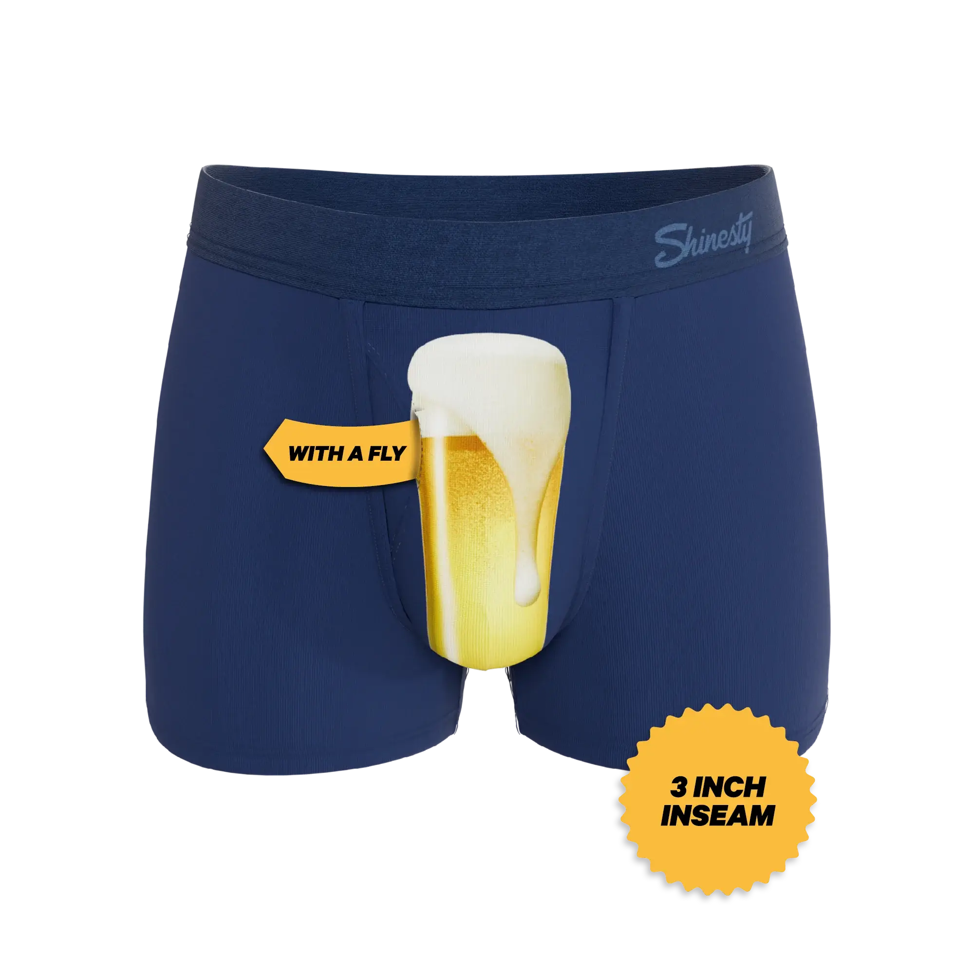 The Proper Pint | Beer Glass Ball Hammock® Pouch Trunks Underwear - Shinesty - Flyclothing LLC