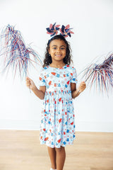 Proudly Patriotic S/S Pocket Twirl Dress - Mila & Rose ® - Flyclothing LLC