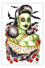 Black Market Art Company Psycho Zombie Print
