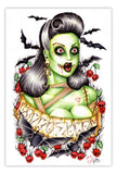 Black Market Art Company Psycho Zombie Print
