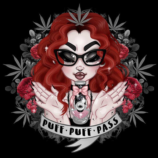 Black Market Art Company Puff Puff Pass Print - Black Market Art Company - Flyclothing LLC