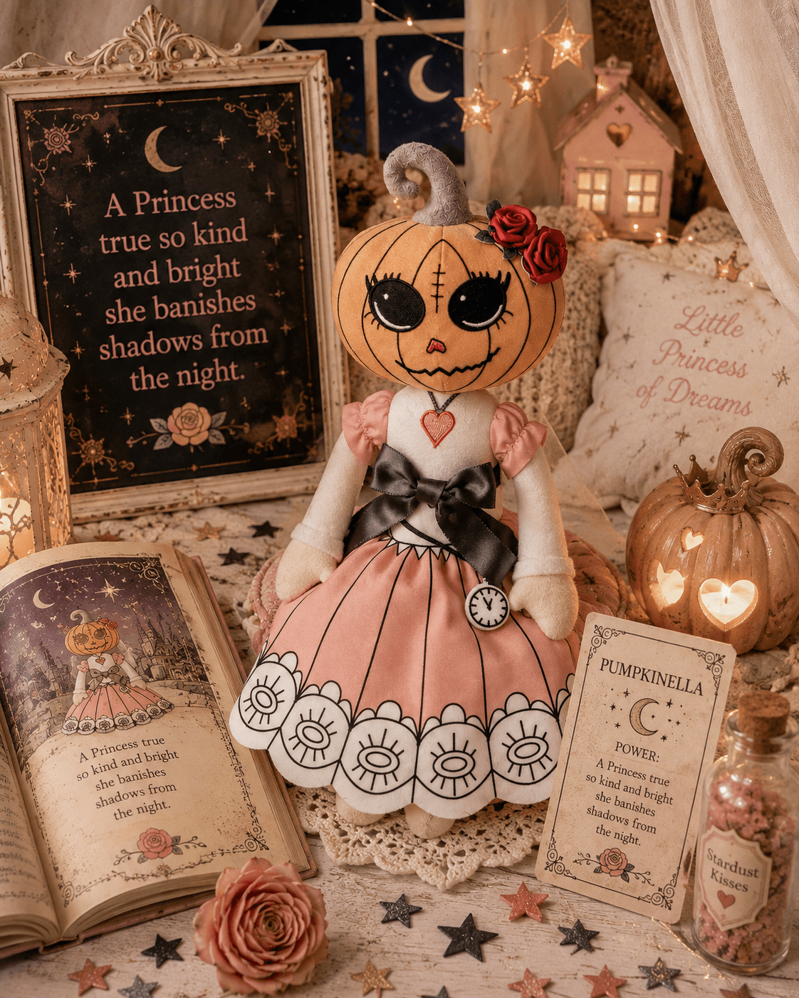 Pumkinella Plush. Glow in the dark watch - Alchemy of England - Flyclothing LLC